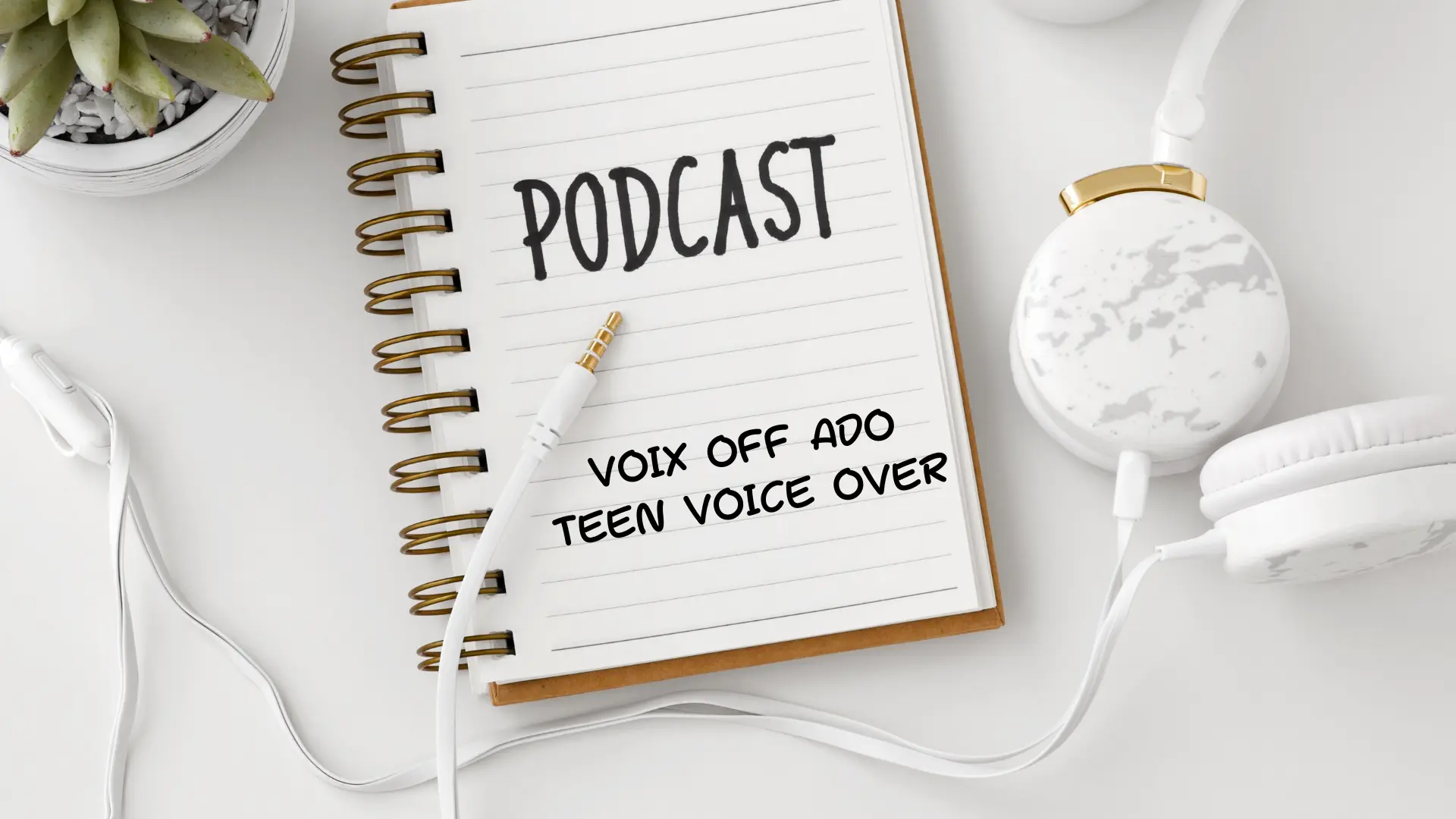 Voix off enfant ado Podcast