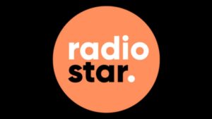 Logo de Radio Star, station rock avec un habillage sonore dynamique